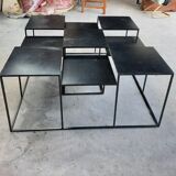 Metal design coffee table