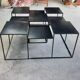 Metal design coffee table