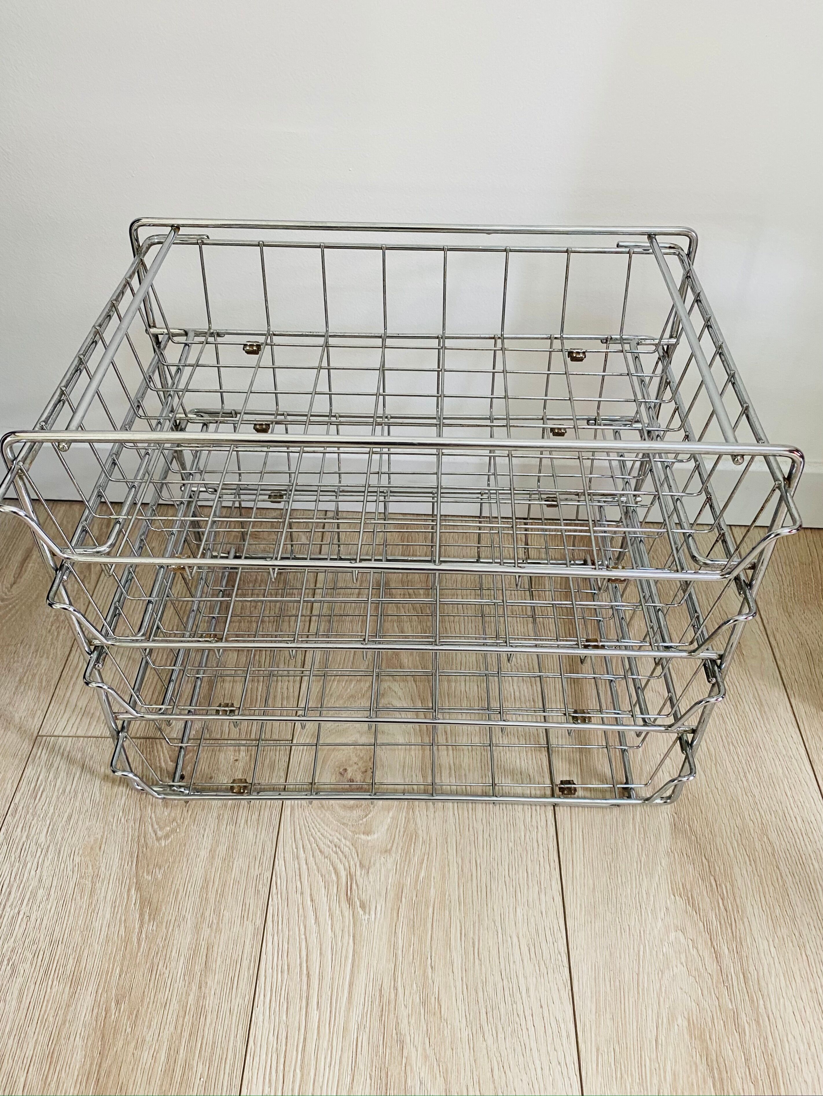 Mail sorter with metal drawers 60s