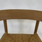Vintage chair danish design papercord 60s dining chair