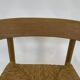 Chaise vintage danoise en corde et bois, années 60