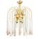 Murano Glass Teardrop Waterfall Chandelier, Italy, 1970s