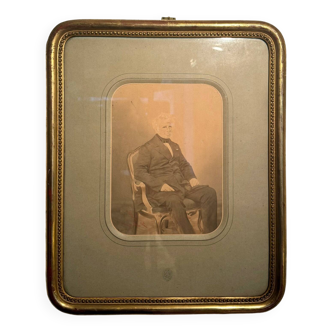 Old photograph, signed, circa 1860