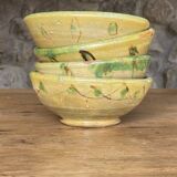 Set of 4 bowls and 1 dish