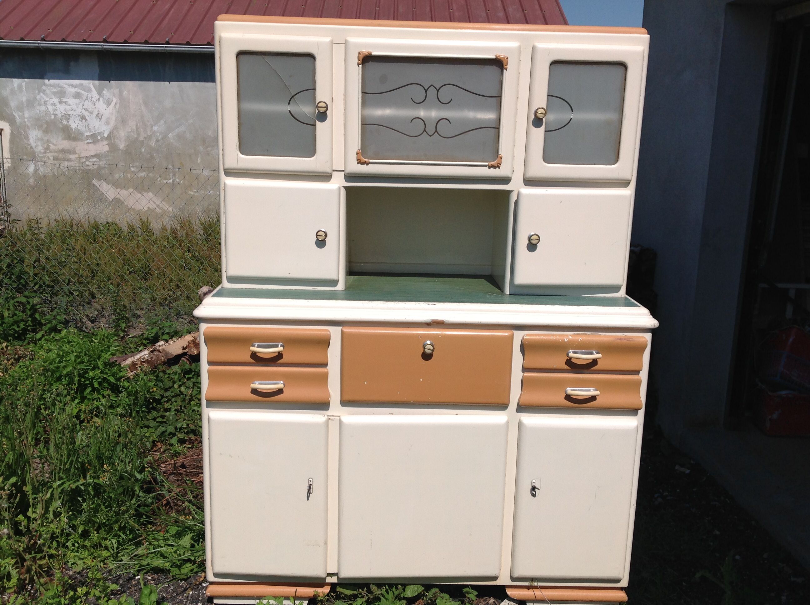 1950s Keller kitchen buffet
