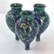 Vase triple soliflore vintage 1950