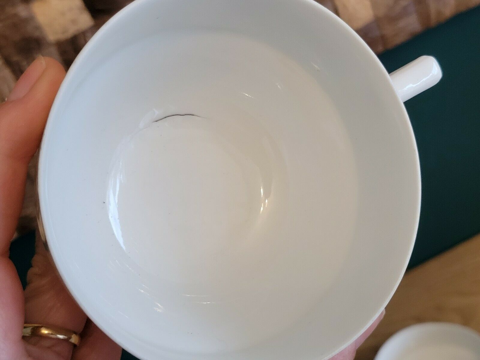 6 old coffee cups tea Raynaud R&C Cie company Limoges France