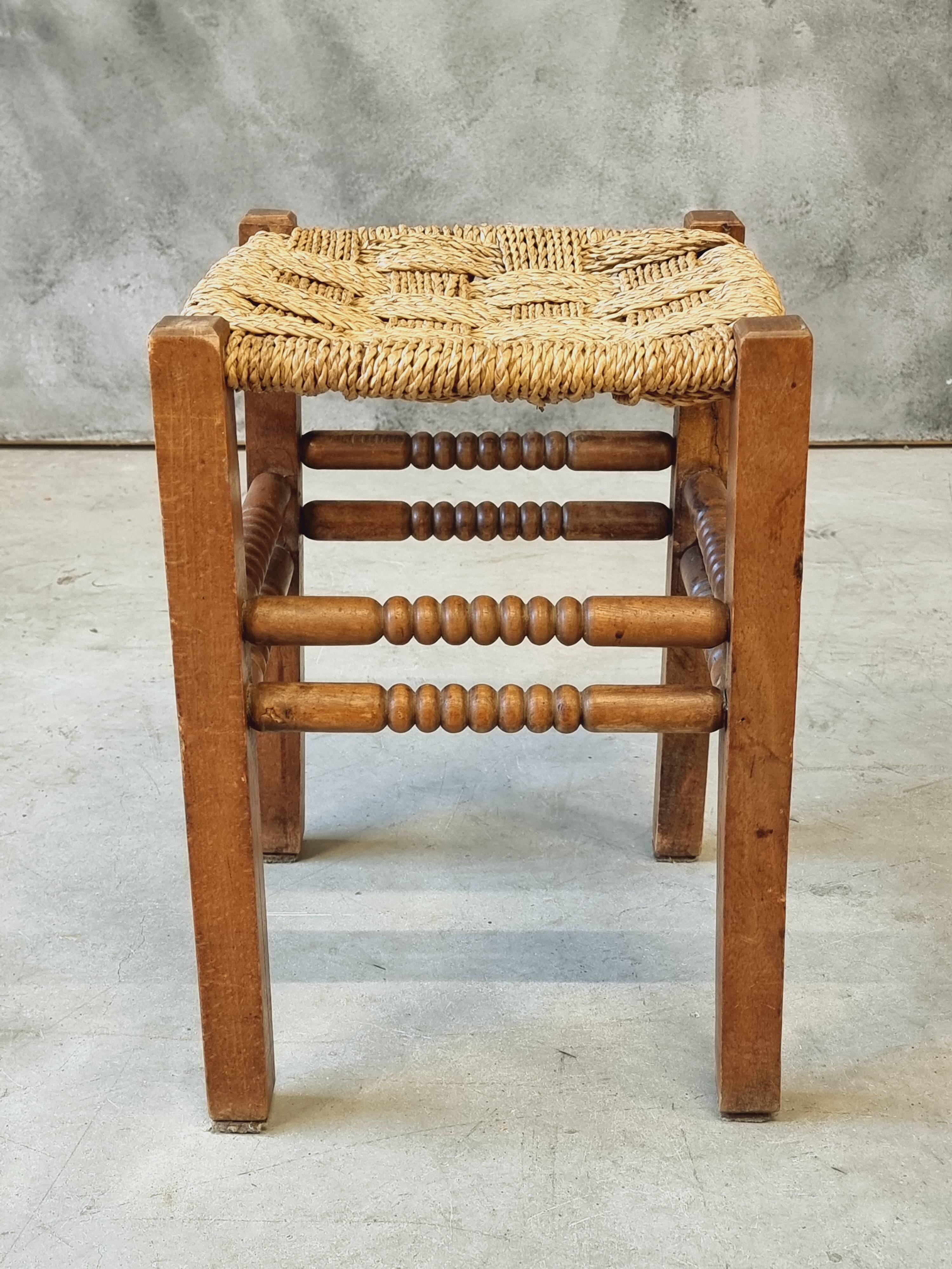 Vintage stool side table plant table