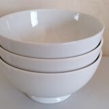 Set of 3 purple bowls