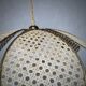 Suspension fleur 6 pétales en cannage