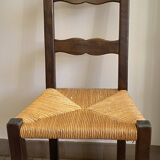 Mulched wooden bistro chair