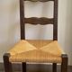 Mulched wooden bistro chair