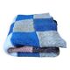 Plaid patchwork tricoté main