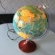 Mappemonde lumineuse années 70