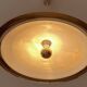 Large Scandinavian Pendant Light in Brass