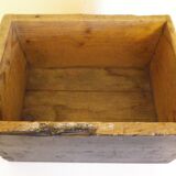 Box of old storage workshop Assembly dovetail 2 handles 1950s