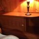 Cosy en bois vintage années 1960