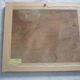 Painted framed lake landscape signed geo rousseau 1967