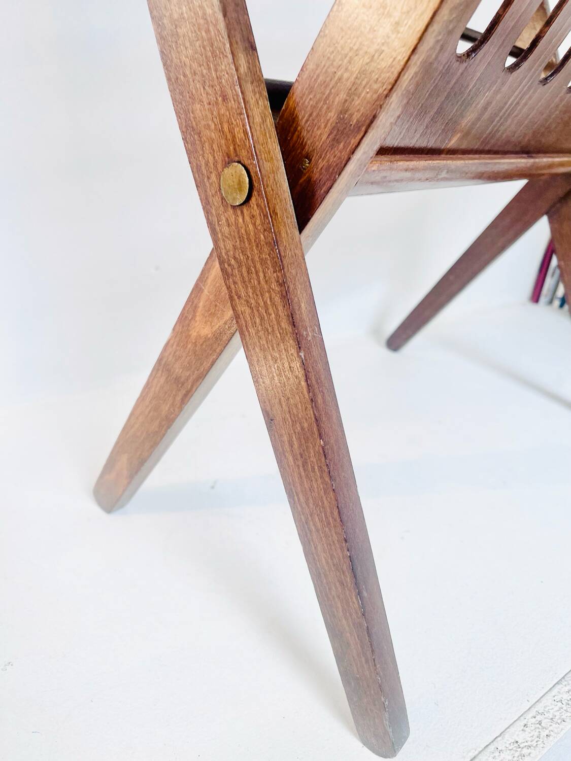 Folding magazine rack Cees Braakman – Teak – Netherlands, 1960s