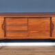 Retro teak 1960s long mid century sideboard by jentique