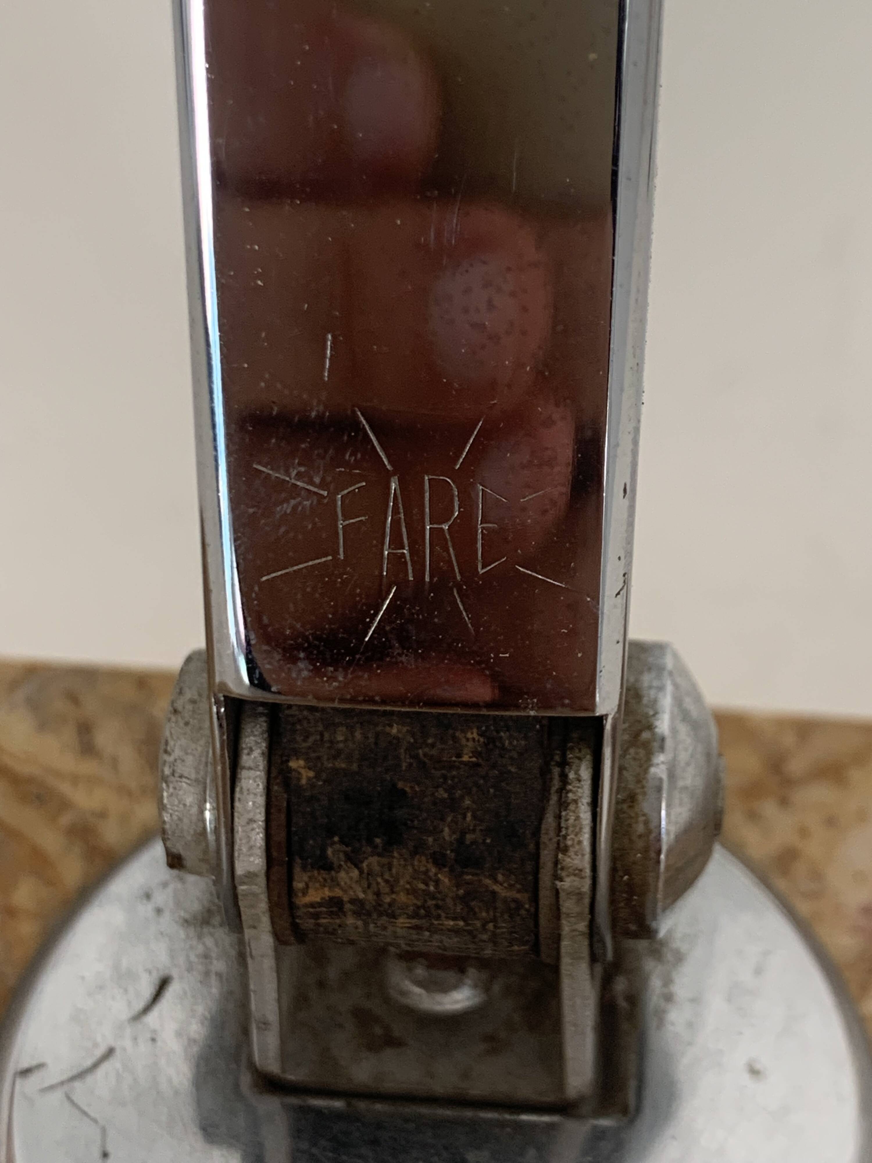Vintage 1930 Fare lamp French craftsmanship sand marble - 45 cm