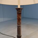 Set of 2 large marble table lamps 1970's