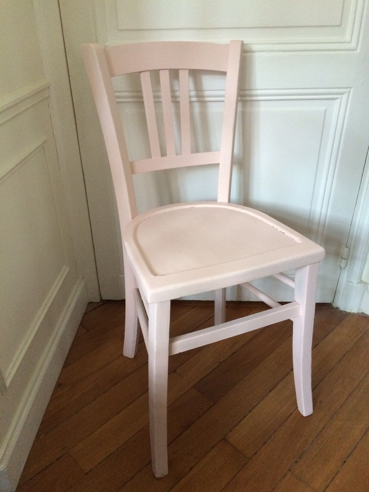 Chaise vintage rose