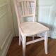 Chaise vintage rose