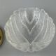 60s 70s Wall Sconce Wall Lamp Glass Brass Leaf Space Age Design