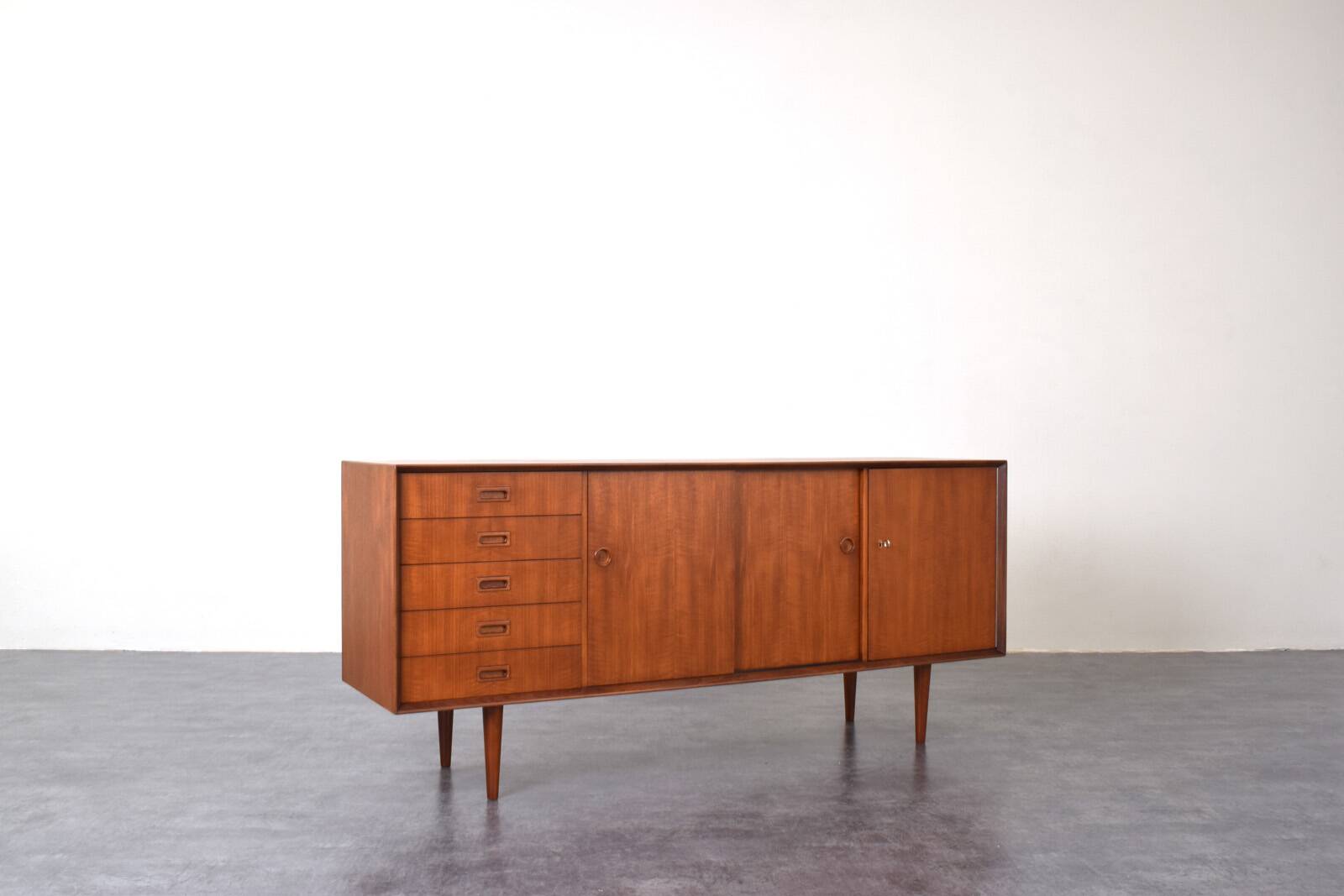 Mid-Century Danish Teak Sideboard, 1960s.