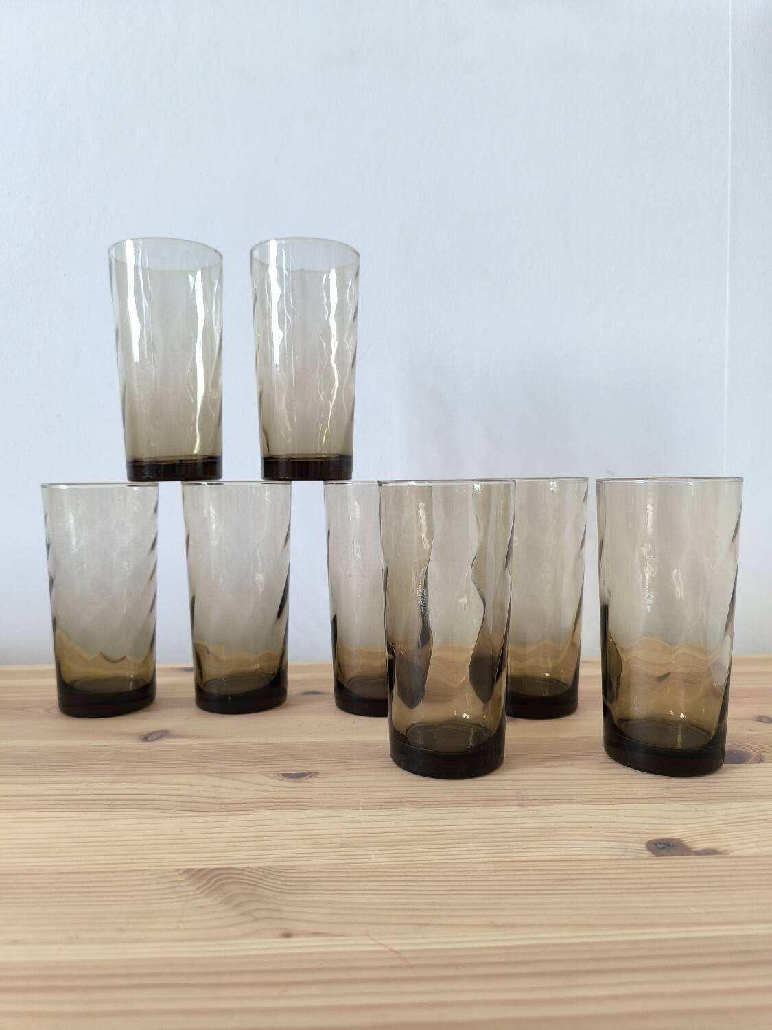 Set de 8 verres à sirop duralex 1970