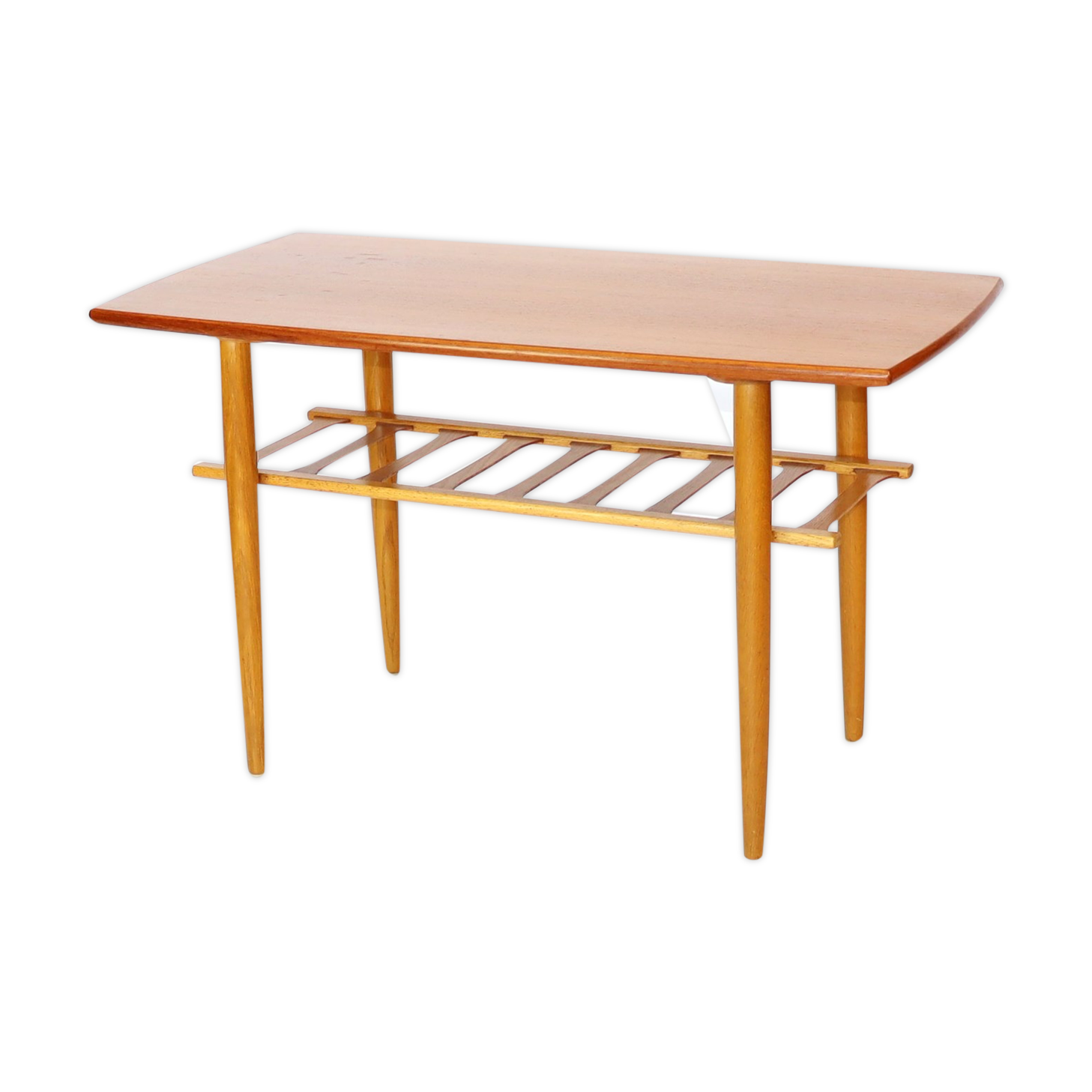 Table basse en teck années 50