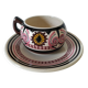 Cup and saucer Paul Fouillen – Quimper – 1950s