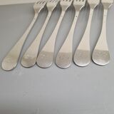 6 Christofle forks from 1880