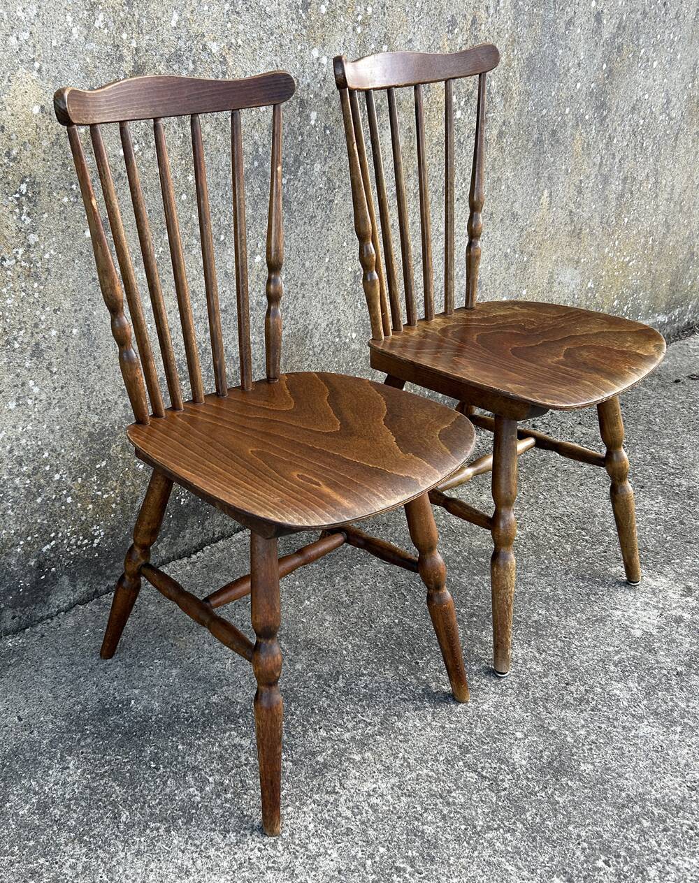 Paire de chaises Baumann, Tacoma, vintage, années 60