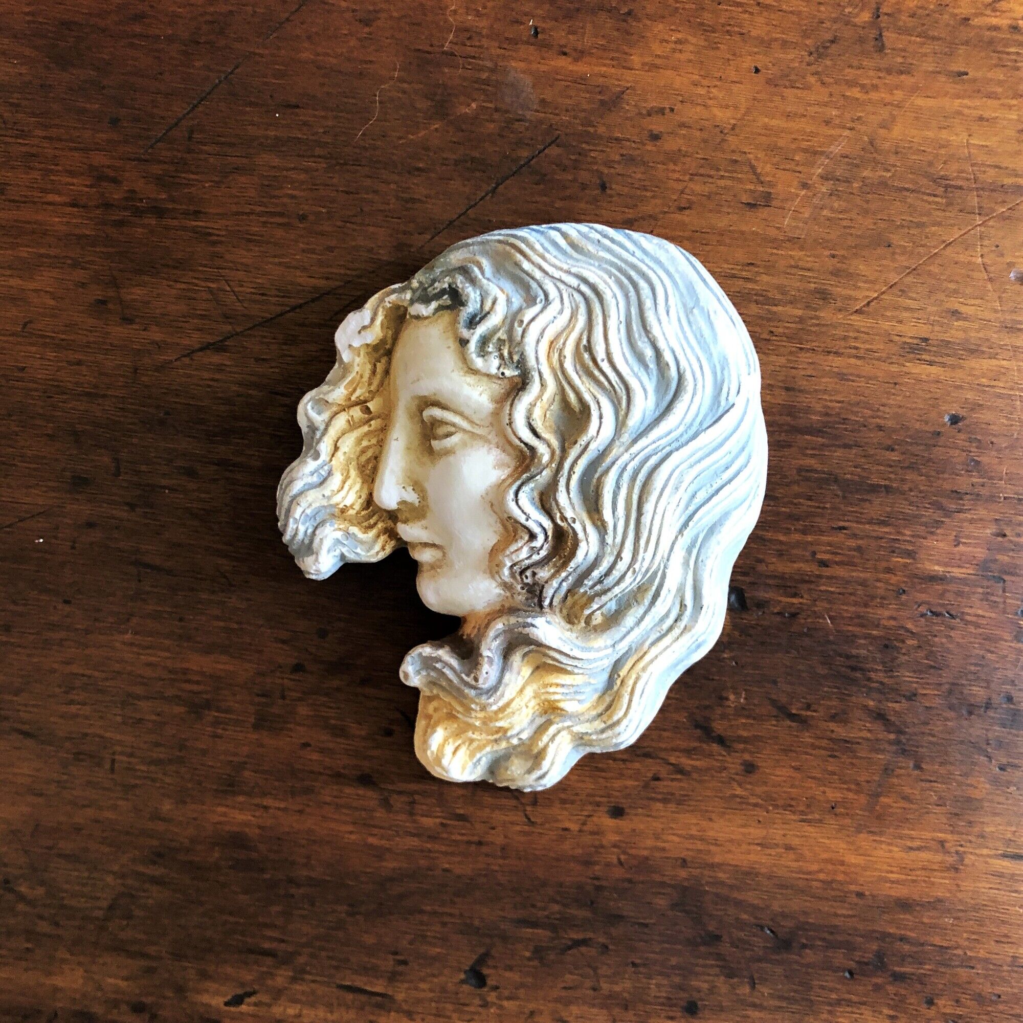 Set of 3 figurines Greek mythology in handmade stone from Greece