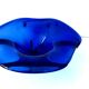 Vide poche en verre de Murano bleu intense de forme organique - vers 1970