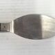 Art deco silver metal pie shovel