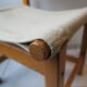 Safari chair by karin möbring. pine and canvas, 70s