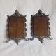 Pair of antique bronze mirrors – Louis XV / Rococo style – 19th century