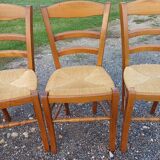 6 Straw Chairs