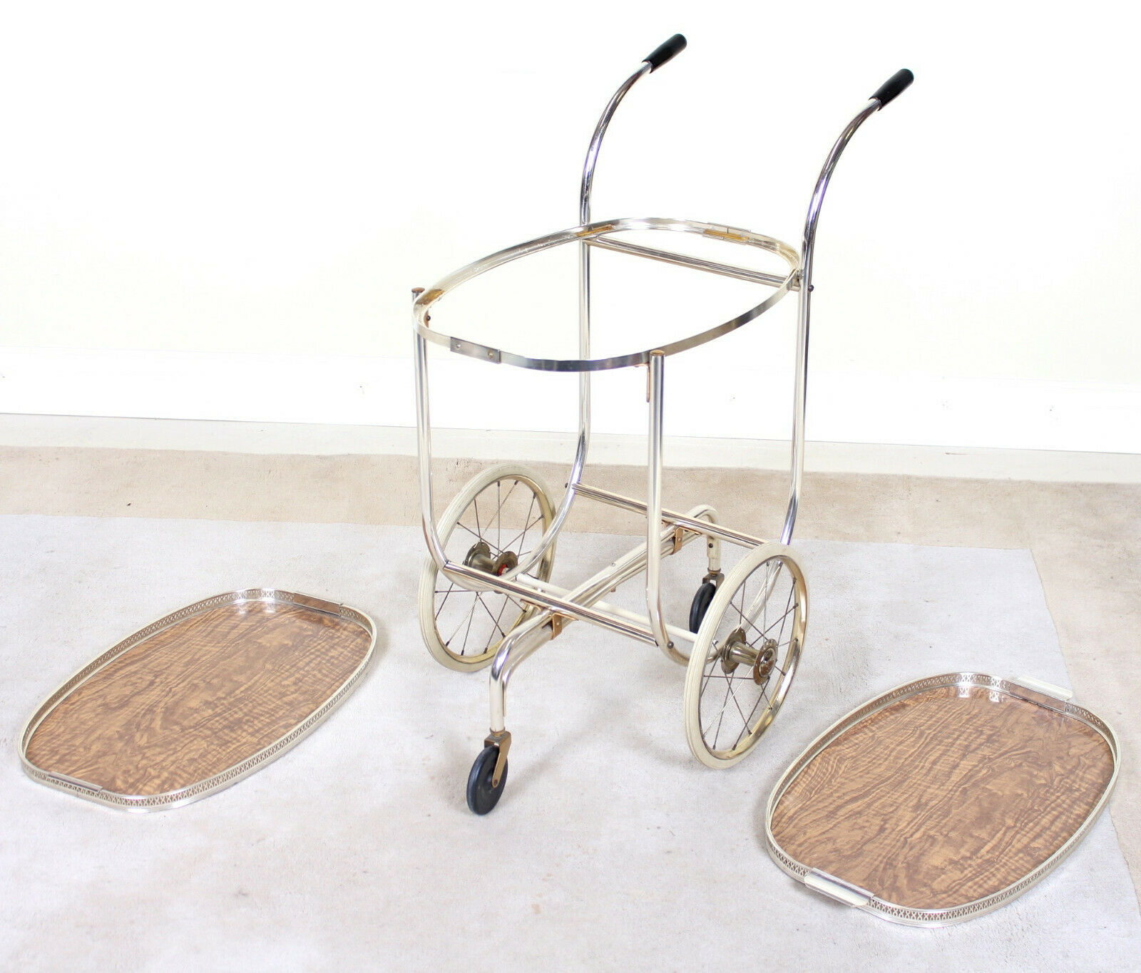 Vintage trolley with two levels