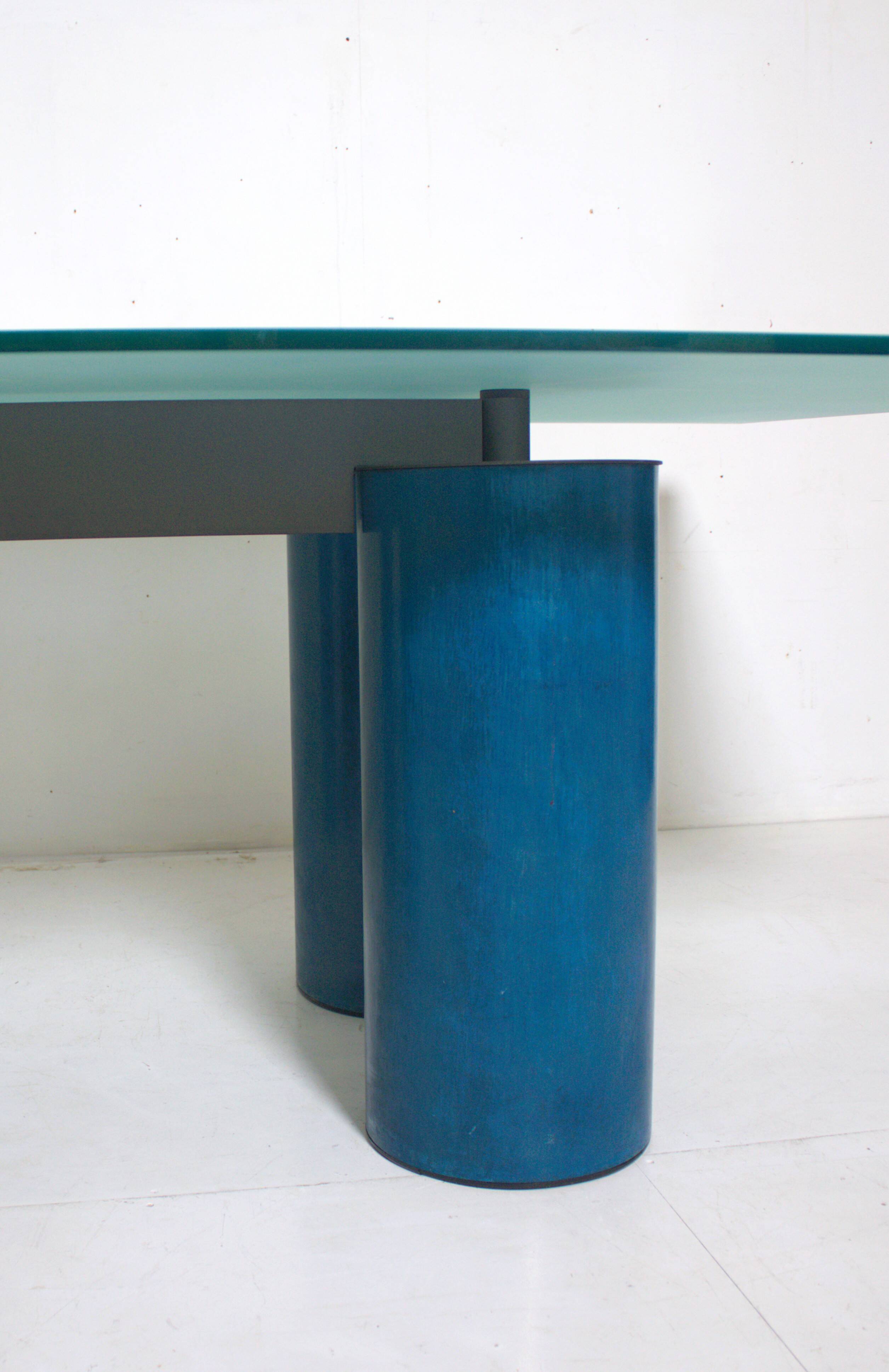Table  « Serenissimo » de Lella & Massimo Vignelli pour Acerbis 1980