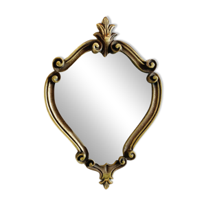 Petit miroir ancien style - laiton