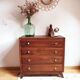 Commode vintage pieds compas