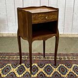 Louis XV style bedside table in rosewood and oak from the 1970s.