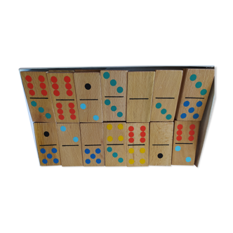 Old wooden domino game