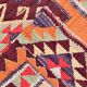 3x10 Kilim Soft Orange Decorative Hall Kilim Rug, 84x304Cm
