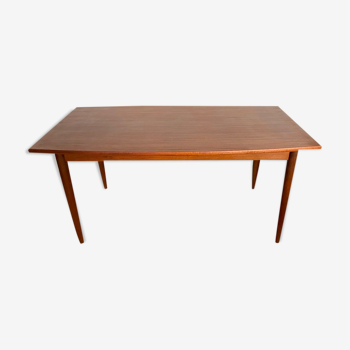 Scandinavian table in teak and rosewood vintage 60s