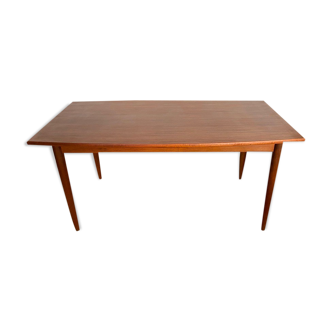 Scandinavian table in teak and rosewood vintage 60s